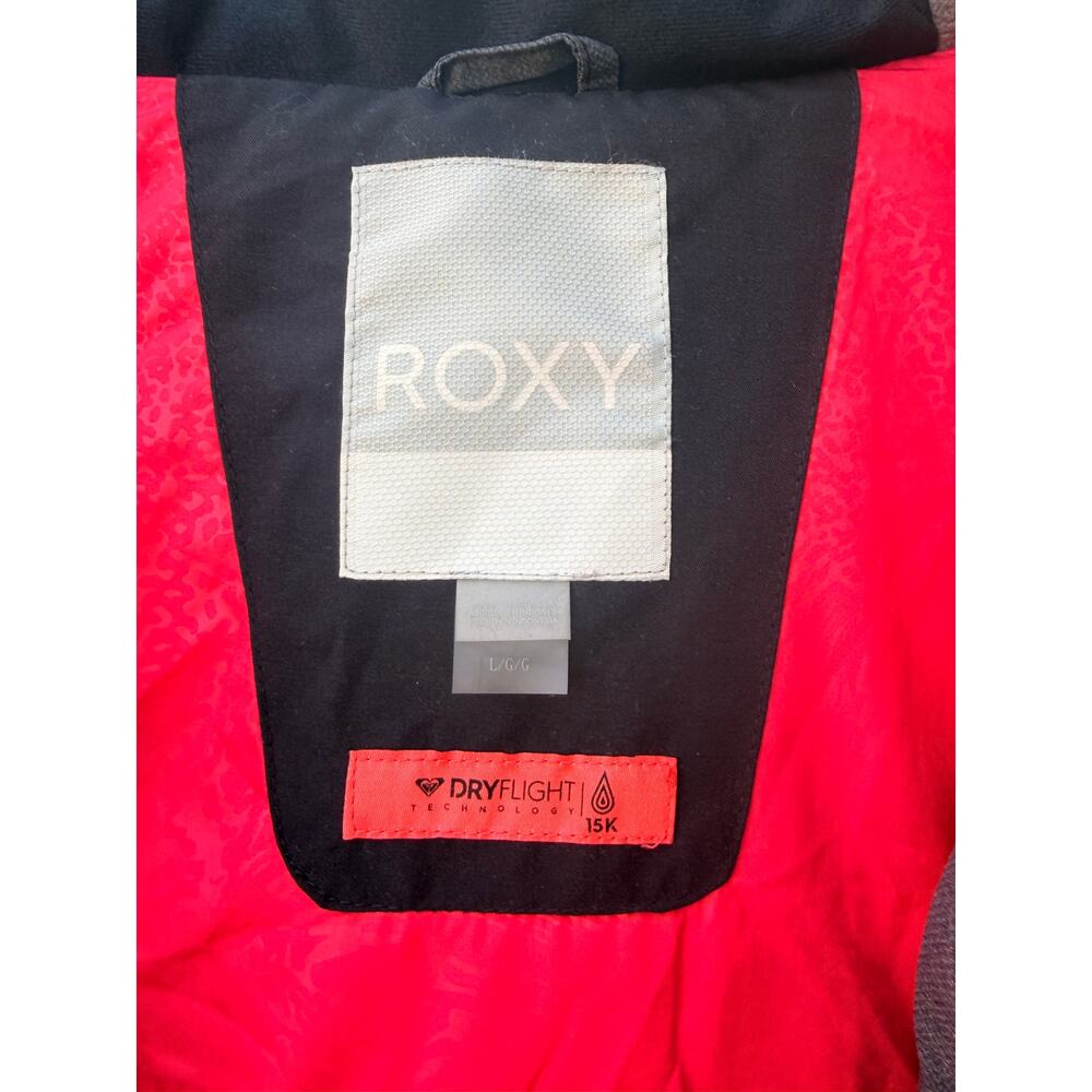 ROXY Black Coats, Jacket DryFlight 15K Snow Jacket Womens L Gray Waterproof - Picture 4 of 8